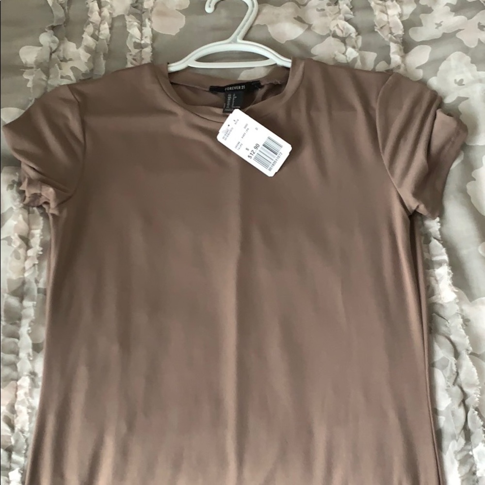 Forever 21 brown long tight dress